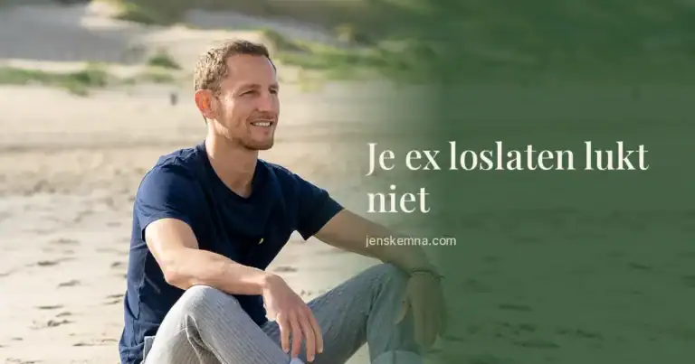 Je ex loslaten lukt niet: Jens Kemna, lichaamsgerichte coach, op het strand