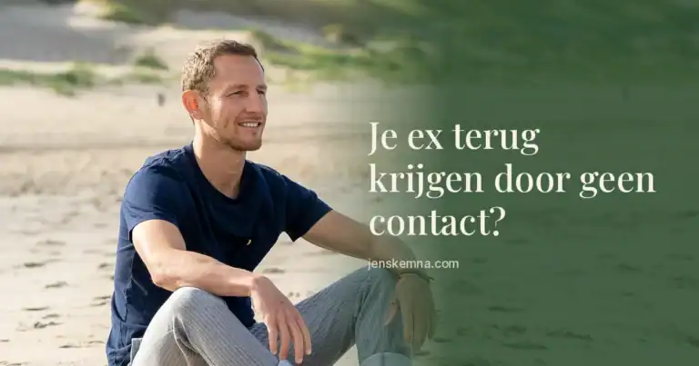 Je ex terug krijgen door geen contact: Jens Kemna, lichaamsgerichte coach, op het strand