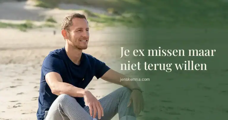 Je ex missen maar niet terug willen: Jens Kemna, lichaamsgerichte coach, op het strand